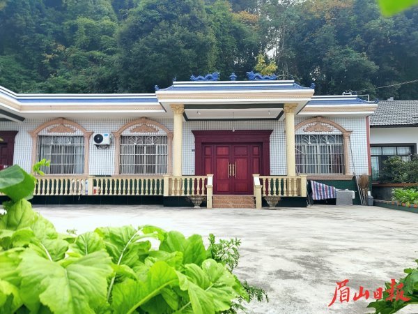 美麗鄉村庭院。