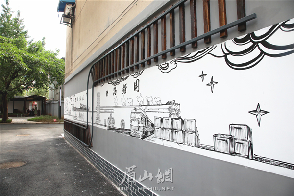 工務段小區文化墻。.JPG