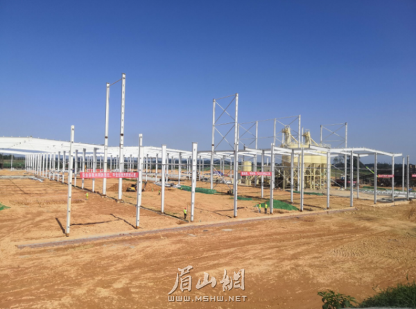 澳力鑫新材料二期項目建設現場。
