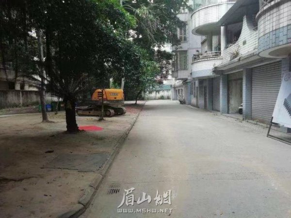 東坡區銀杏花園改造前。