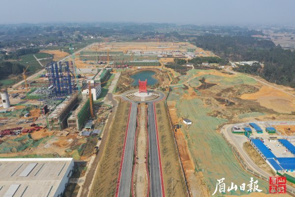 斑布產業園項目建設現場。