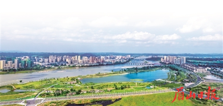 龍吟灘濕地公園。 張銳紅 攝