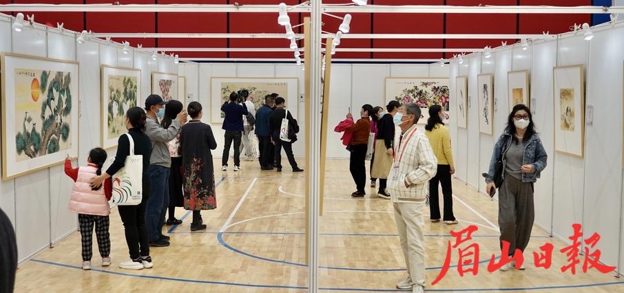 畫展現場