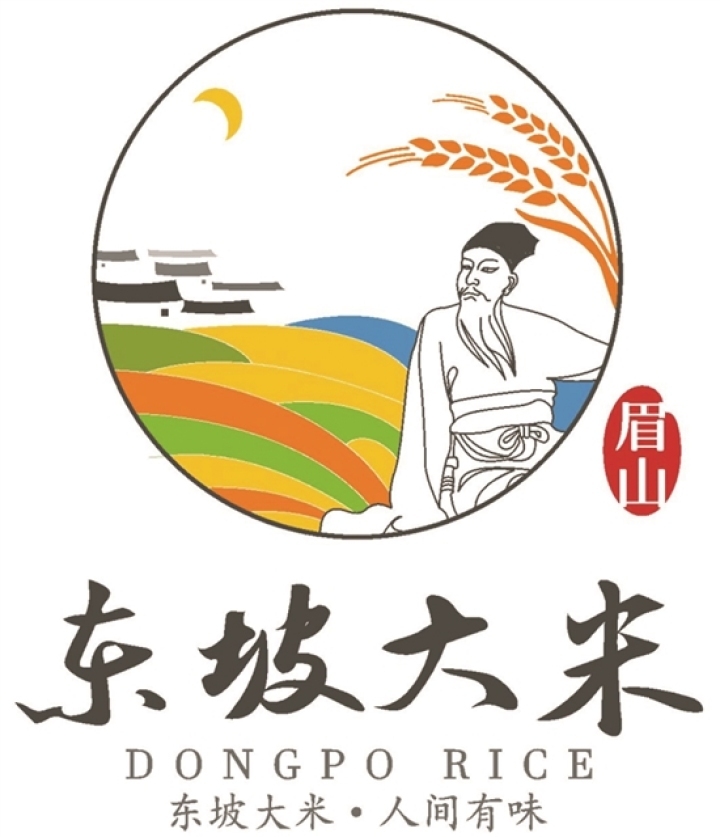 “東坡大米”商標。