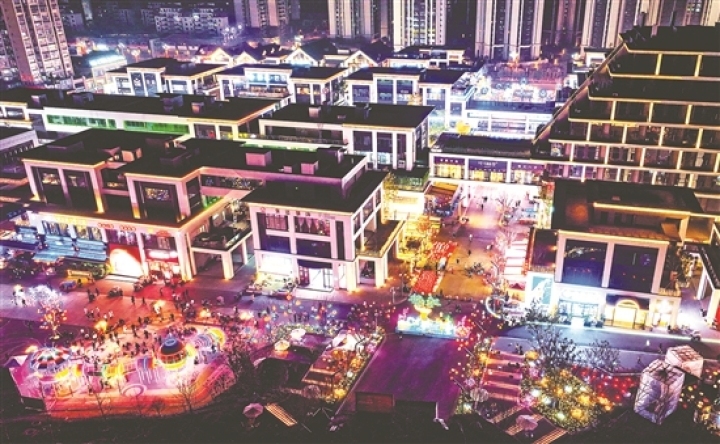 城市夜景美如畫。