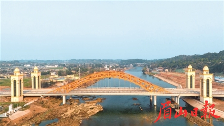 建成通車的錦江大橋，進一步打通了經濟發展“大動脈”。