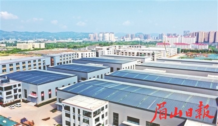 航拍美加蓉祥電子信息產業園。