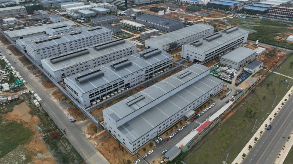 順應動力在眉山已建成投產的年產10萬噸鋰電三元正極材料前驅體項目。