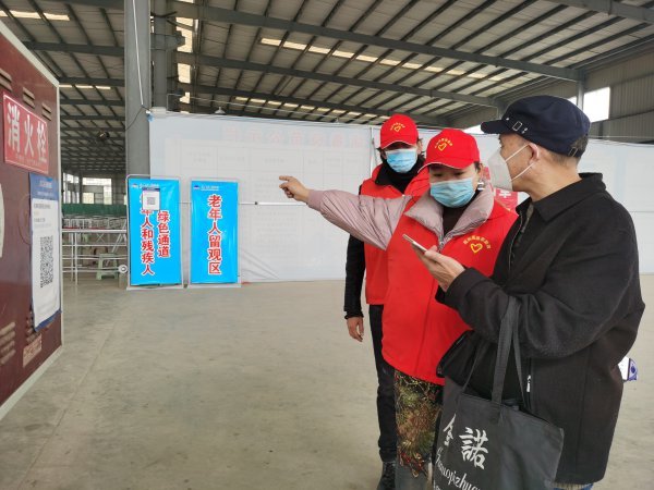 疫情防控中的志愿者。（資料照片）